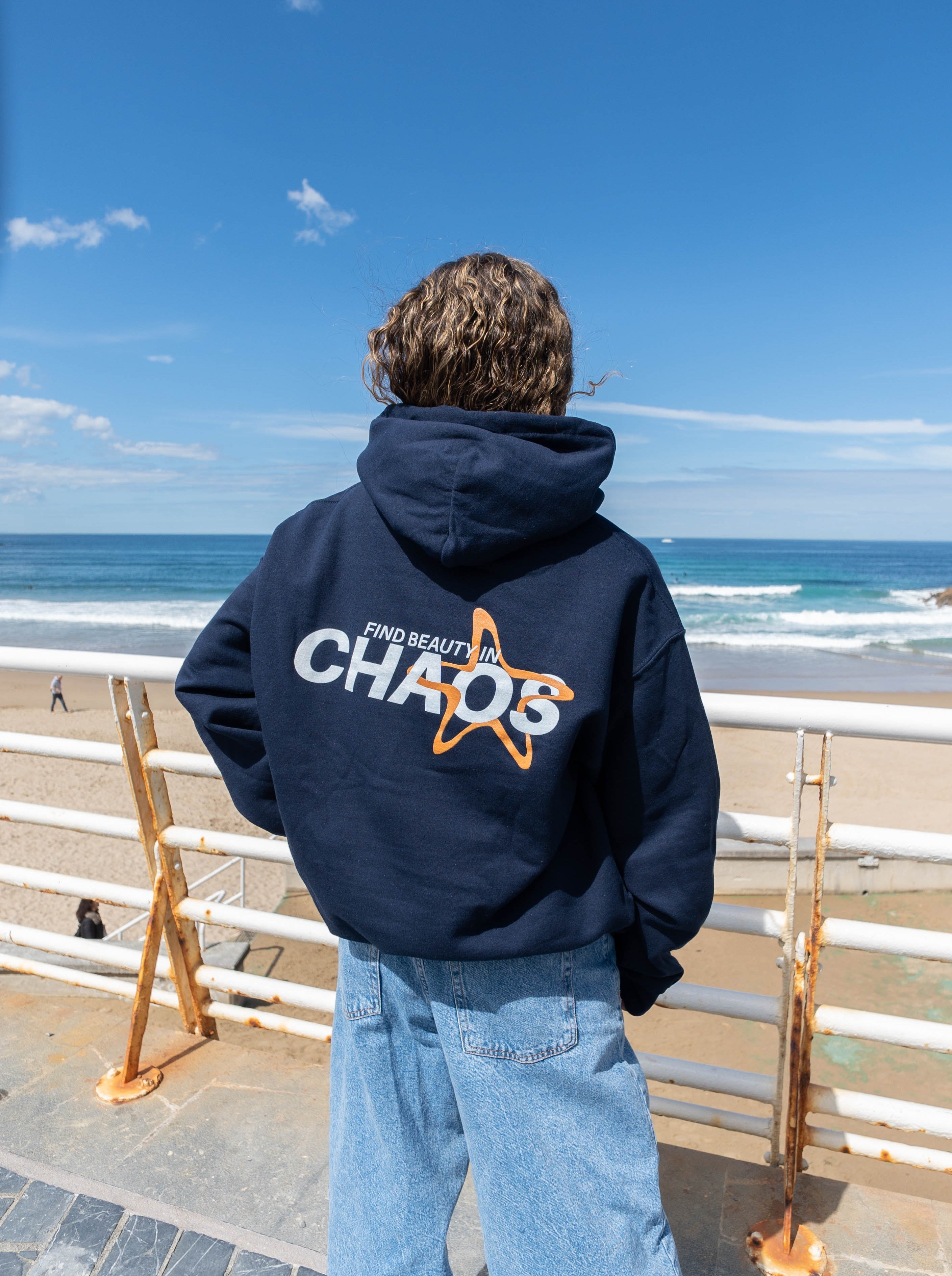 Chaos Navy Hoodie