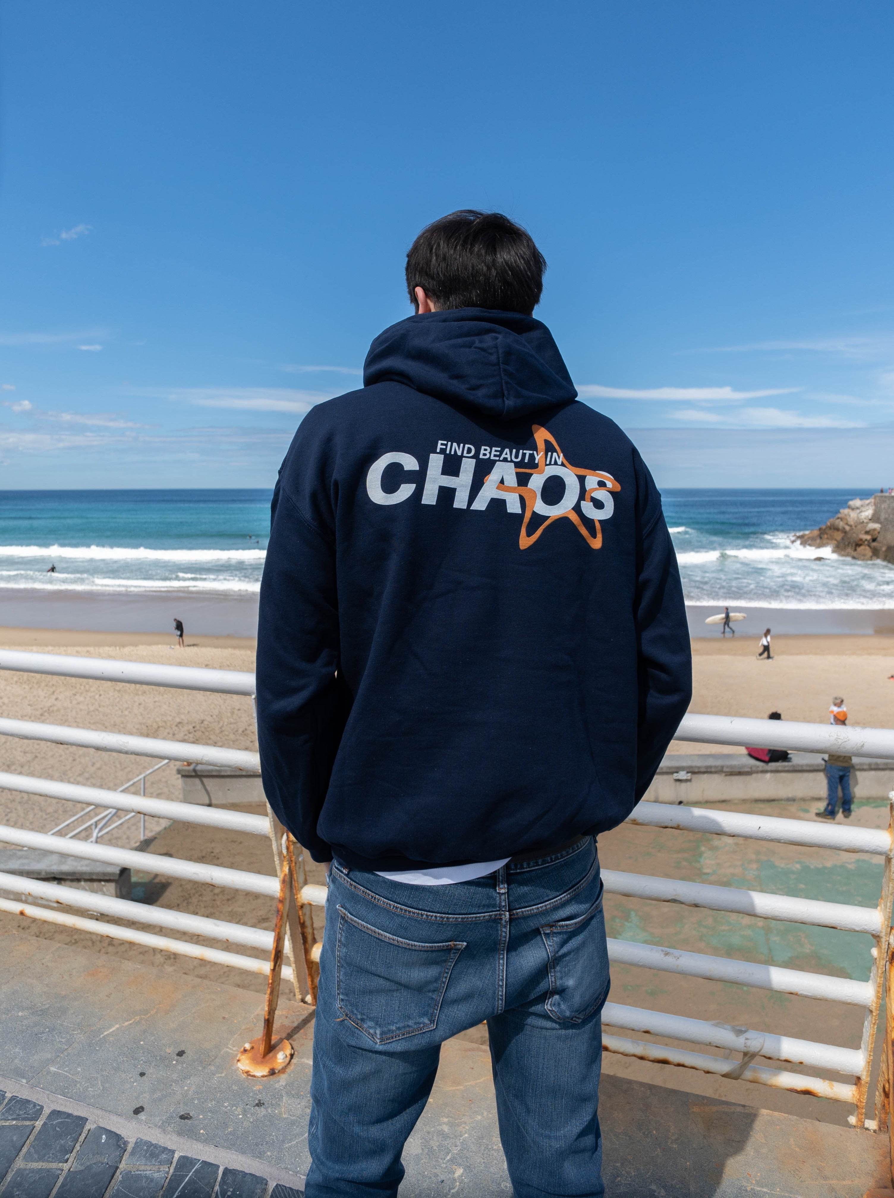 Chaos Navy Hoodie