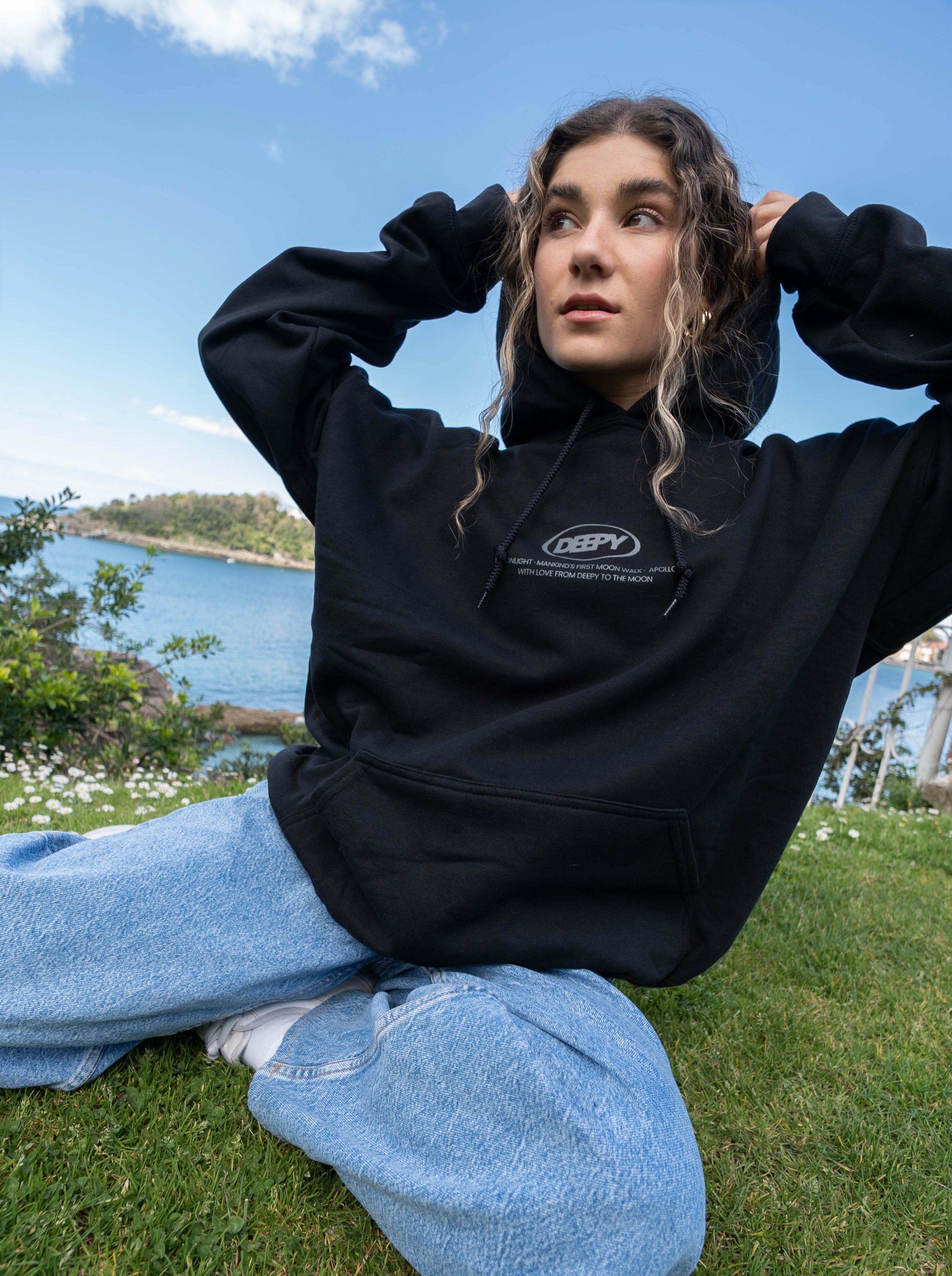 Moonlight Black Hoodie