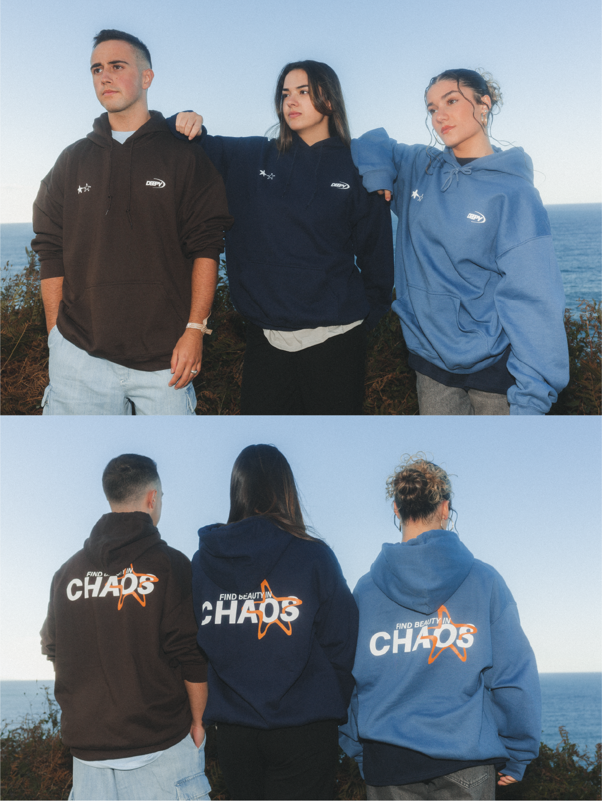 Chaos Indigo Hoodie