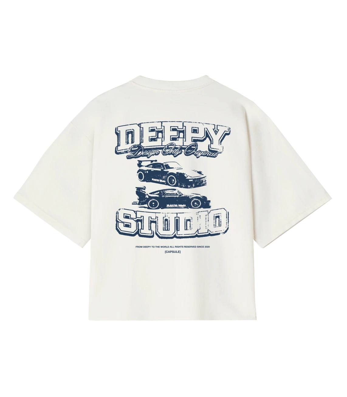 MOTOR CROP TEE WHITE