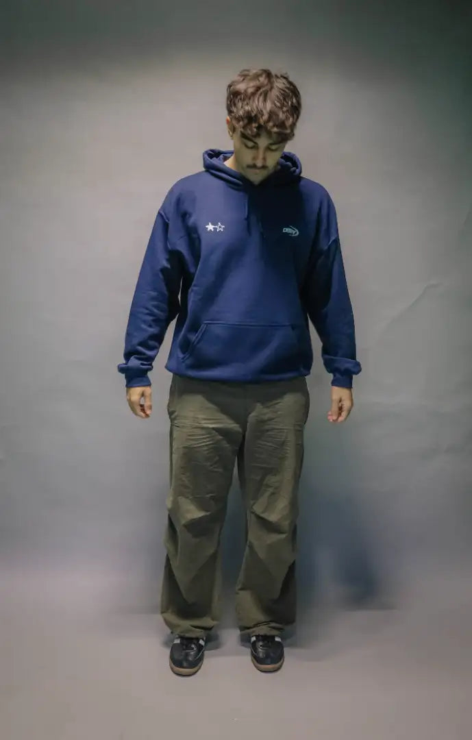 Chaos Navy Hoodie