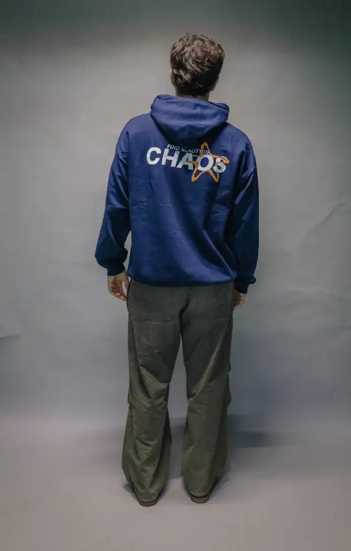 Chaos Navy Hoodie
