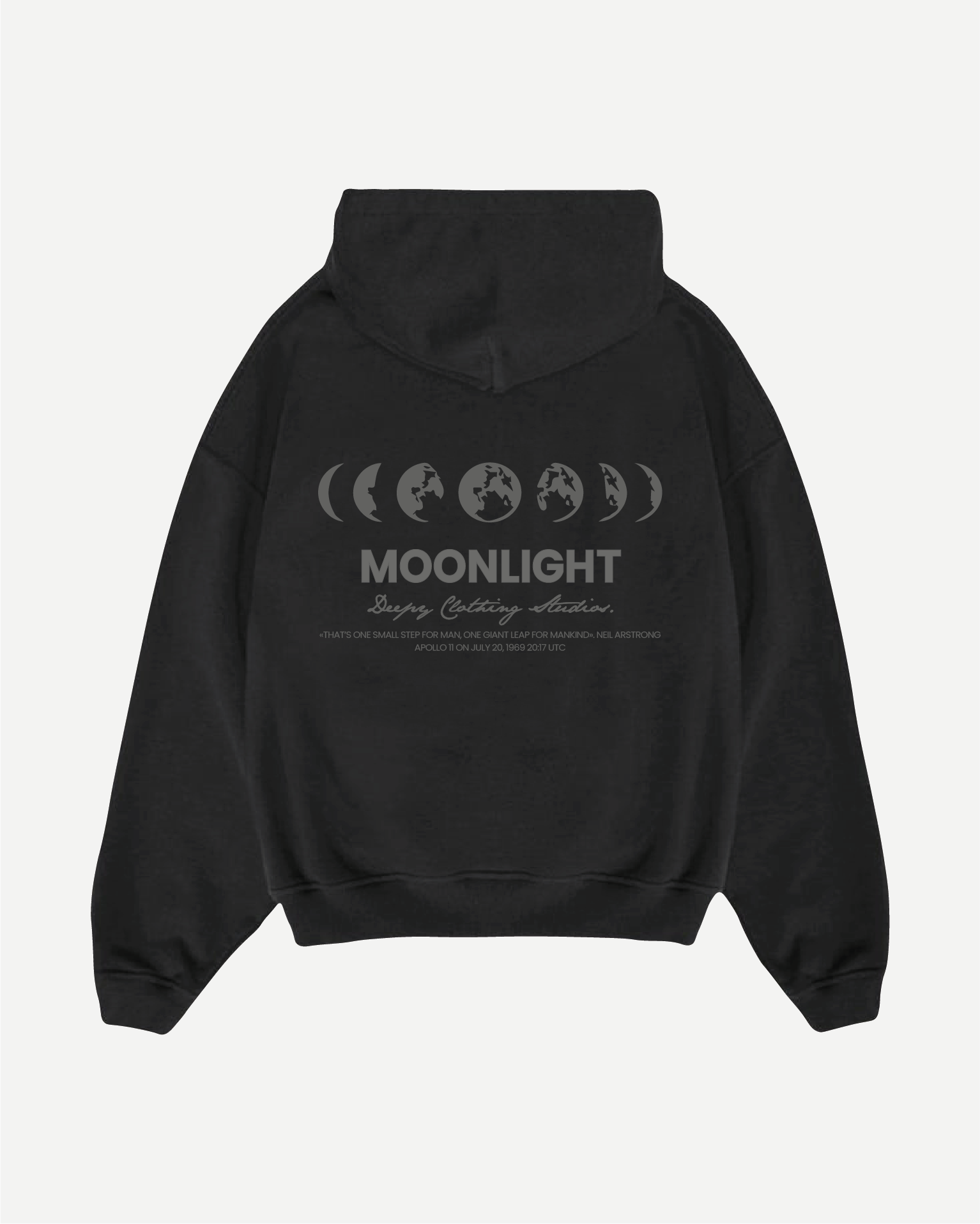 Moonlight Black Hoodie
