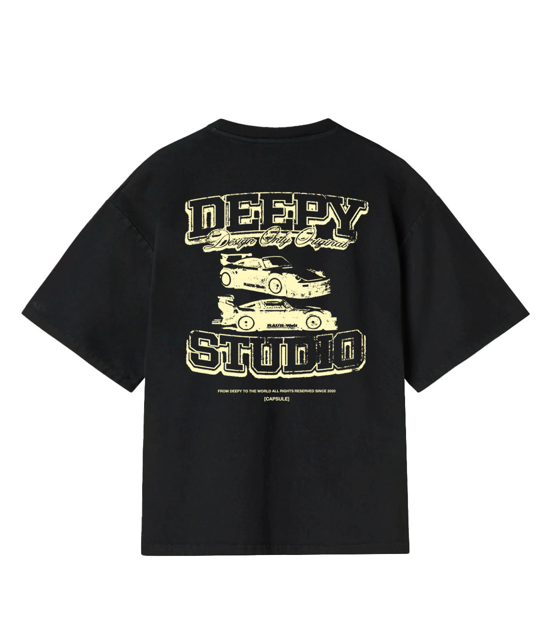 MOTOR OVERSIZE TEE BLACK