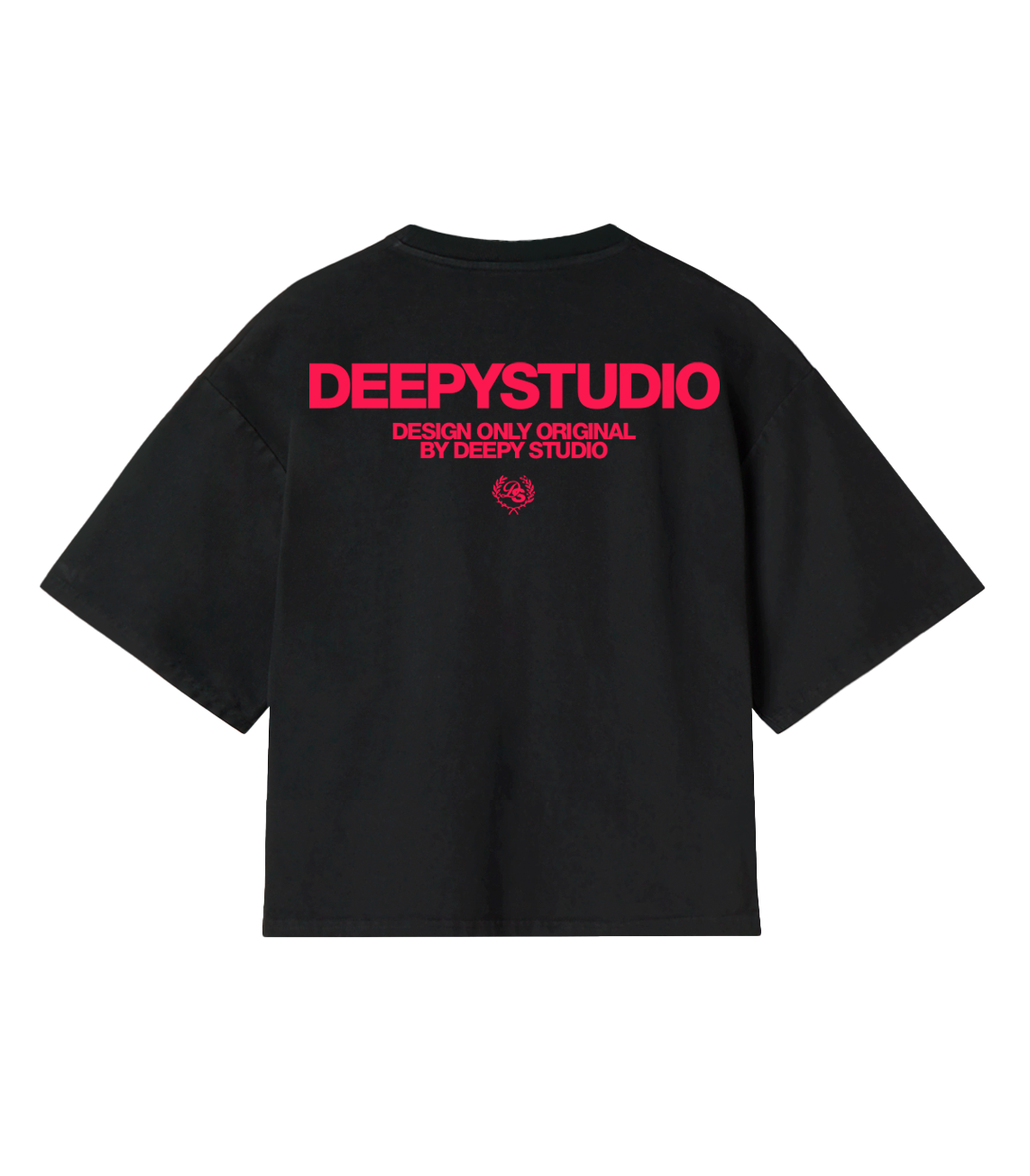 STUDIO CROP TEE BLACK
