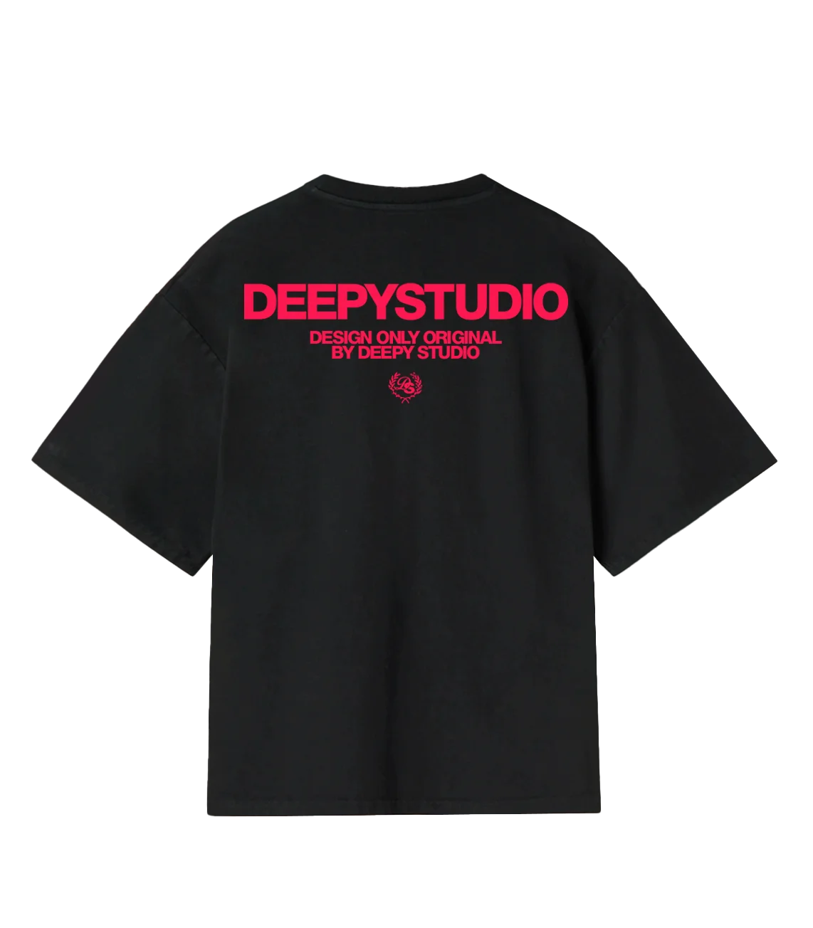 STUDIO OVERSIZE TEE BLACK