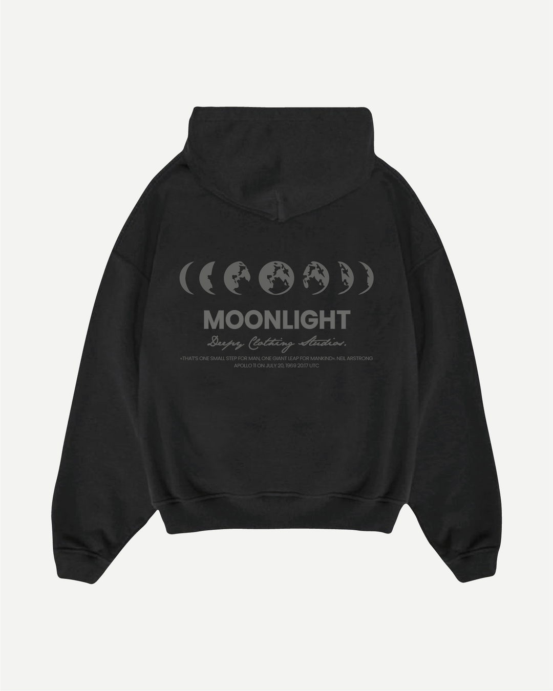 【BLACK】Moon light hoodie Moonlight Hoodie